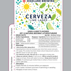 Cerveza Lip Balm